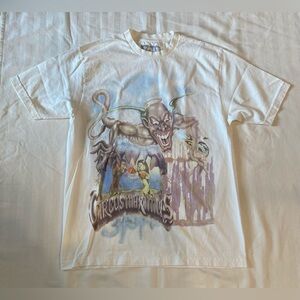 Travis Scott Circus Maximus Tour 2024 Graphic T Shirt White Size Large NWOT